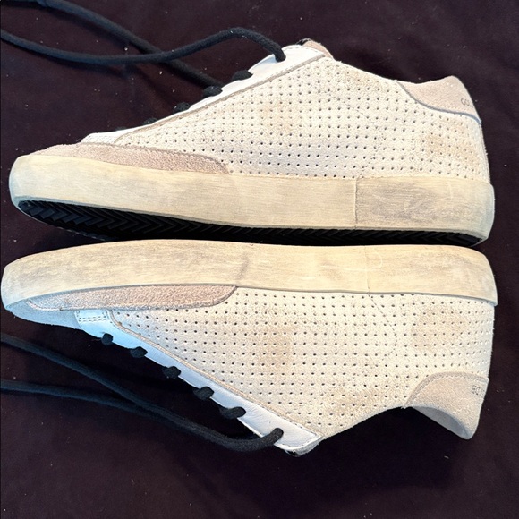 Golden Goose Stitched Red Heart / Star Superstar Size 35 - Picture 10 of 14